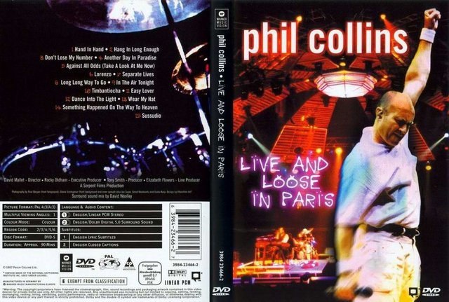 Phil Collins Live And Loose In Paris : Front